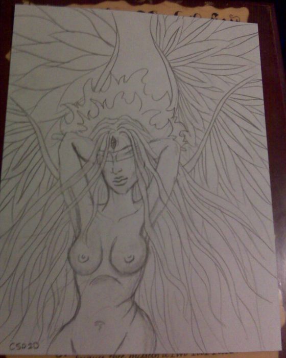 EMG Sketchfest Angel by Coriander Shea